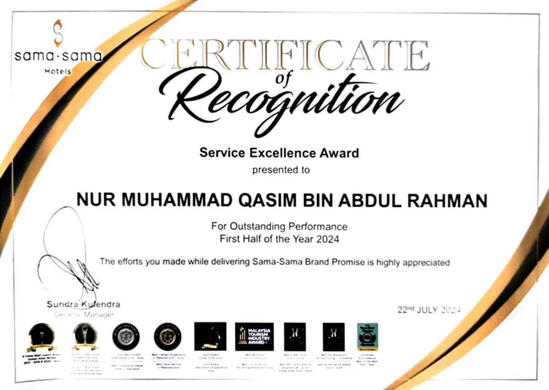 Associate Award