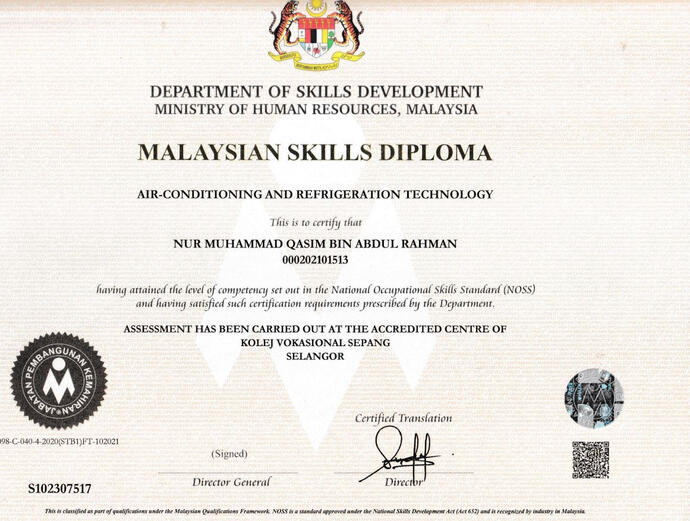 Sijil Kemahiran Malaysia